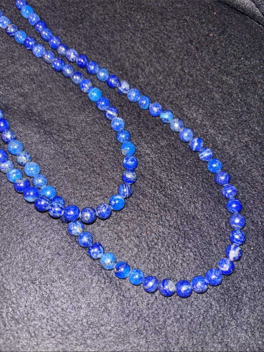 Jay King Lapis Lazuli beaded necklace - Picture 6 of 7